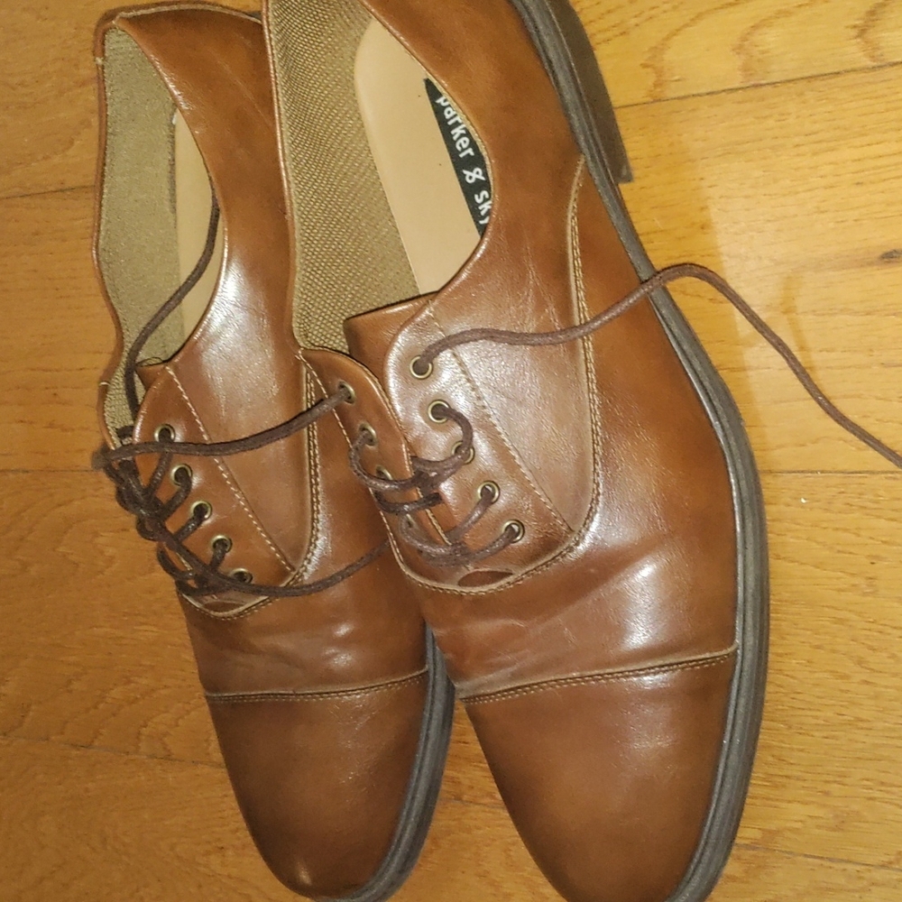 Parker and Sky Men's Leather Lace Up Dress Shoes Size 13M